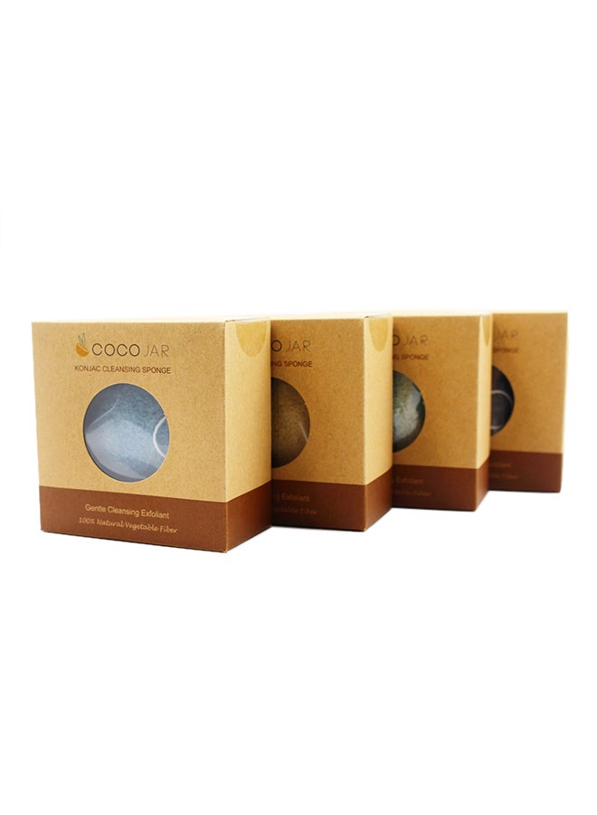 Coco Jar Konjac Face Cleansing Sponge White - Image 5
