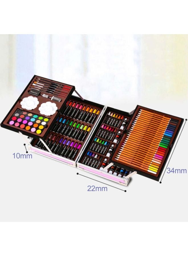 145-Piece Deluxe Art Set Pink/Silver - Image 2