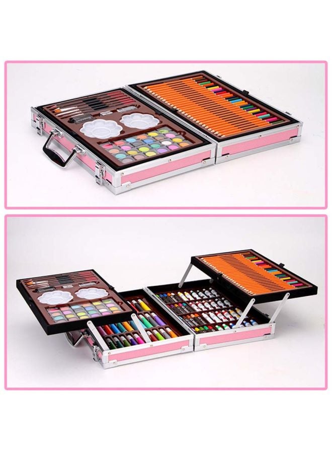 145-Piece Deluxe Art Set Pink/Silver - Image 3