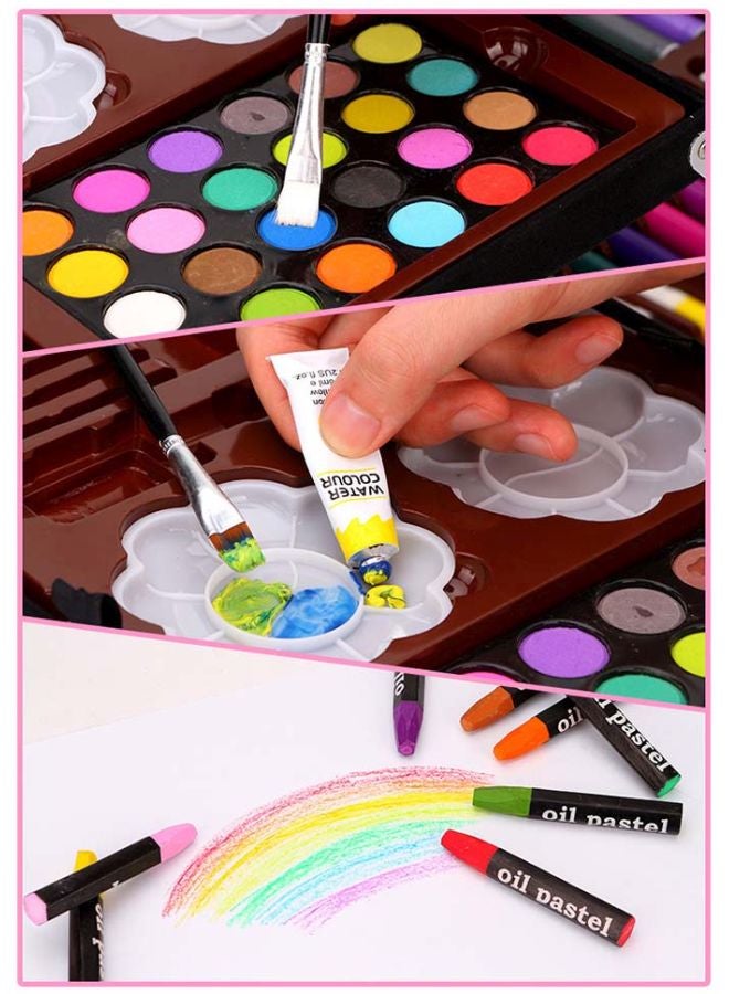 145-Piece Deluxe Art Set Pink/Silver - Image 4