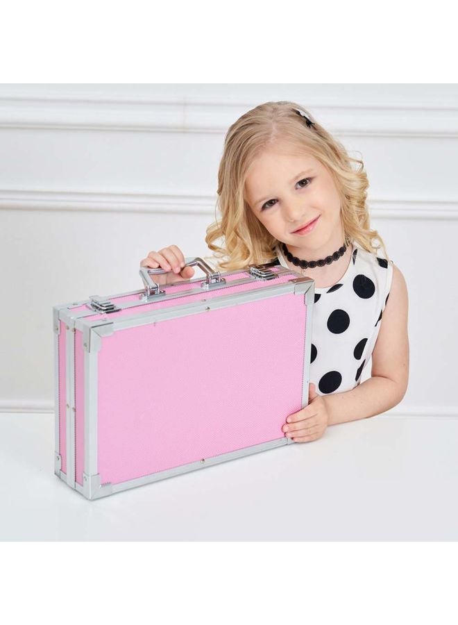 145-Piece Deluxe Art Set Pink/Silver - Image 5
