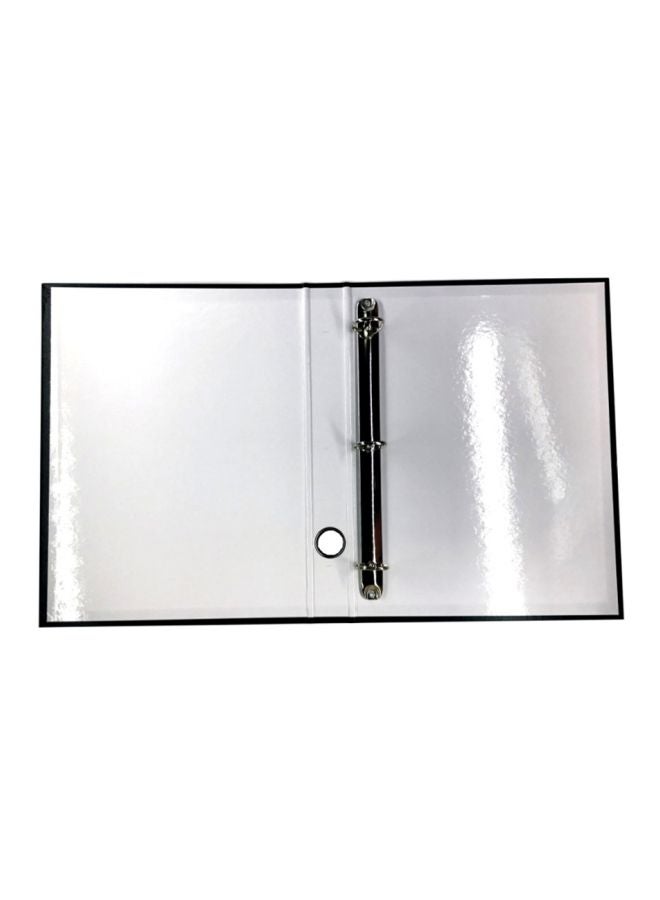 Generic A4 3-Ring Document Folder Black  - Image 2