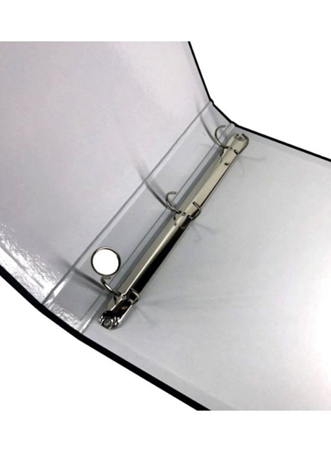 Generic A4 3-Ring Document Folder Black  - Image 4