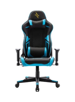 Blitzed High Back Gaming Chair With Lumbar Cushion Blue/Black 65.5x84x29cm  - Image 1