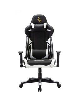 Blitzed High Back Gaming Chair With Lumbar Cushion White/Black 65.5x84x29cm  - Image 1