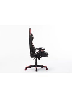 Blitzed High Back Gaming Chair With Lumbar Cushion Red/Black 65.5x84x29cm  - Image 4