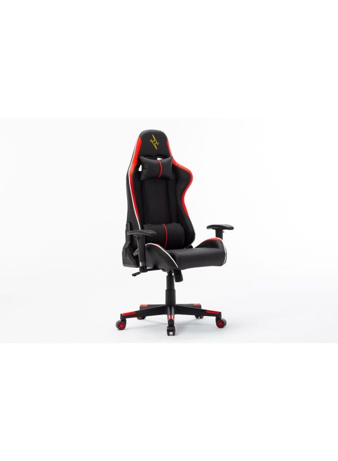 Blitzed High Back Gaming Chair With Lumbar Cushion Red/Black 65.5x84x29cm - Image 2