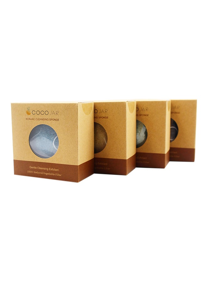 Coco Jar Konjac Cleansing Sponge Yellow  - Image 5