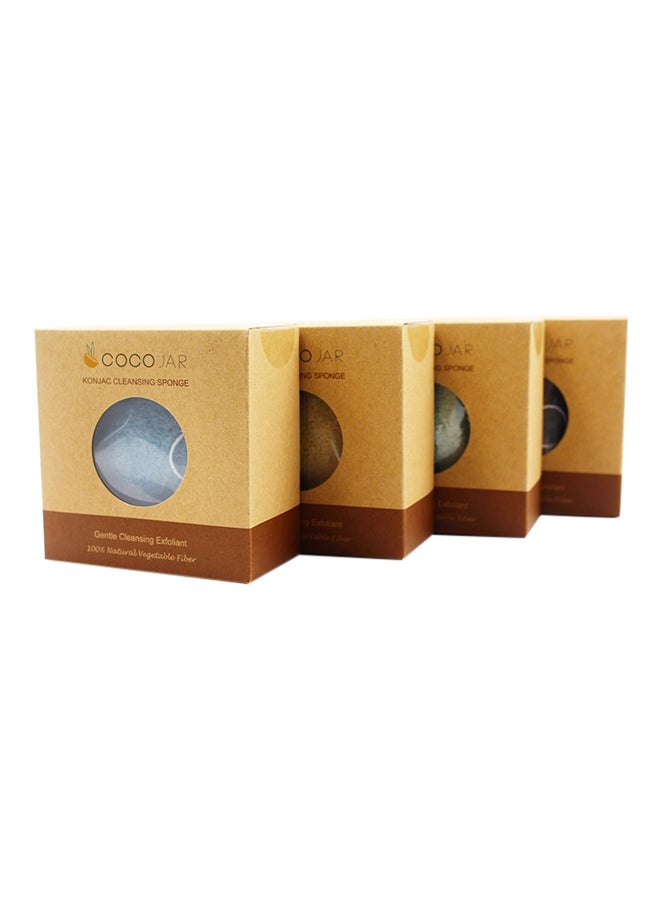 Coco Jar Konjac Face Cleansing Sponge Blue - Image 5