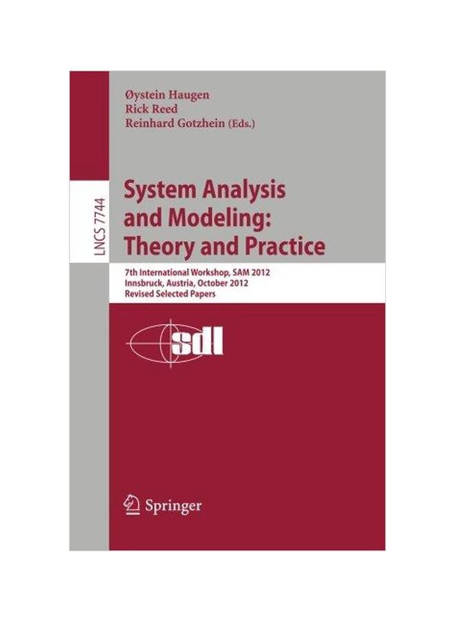 System Analysis And Modeling Paperback English by Oystein Haugen - 2013-02-02 
