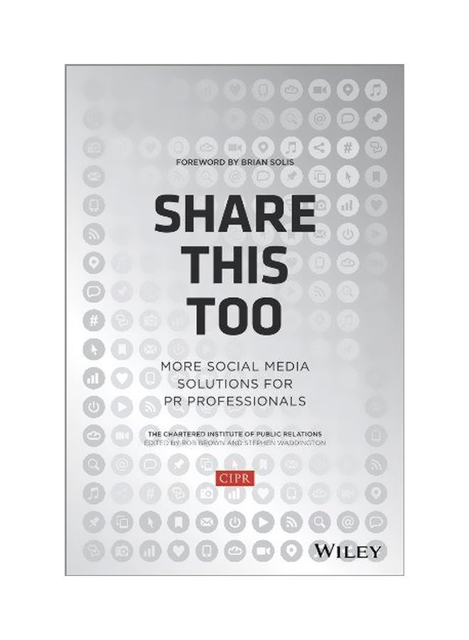 Share This Too : More Social Media Solutions For PR Professionals hardcover english - 2013-10-07 