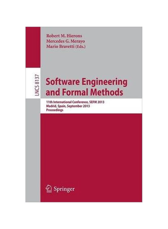 Software Engineering And Formal Methods Paperback English - 2013-09-12 