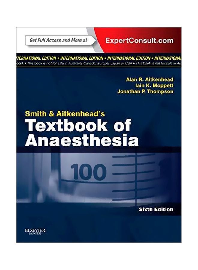 Smith And Aitkenhead's Textbook Of Anaesthesia paperback english - 2013-09-03 