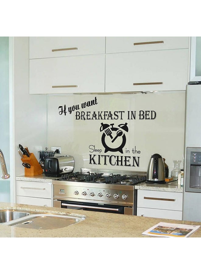 Spoil Your Wall Self-Adhesive Decorative Kitchen Wall Sticker Black 40 x 90cm