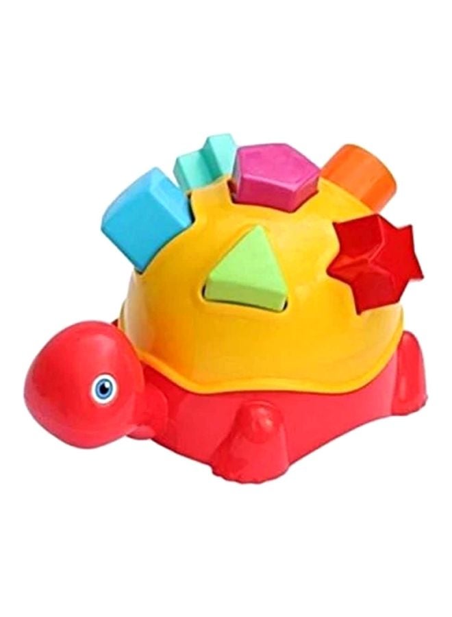 dede 14-Piece Turtle Designed Shape Sorter 17.2x23.3x12.3cm  - Image 1