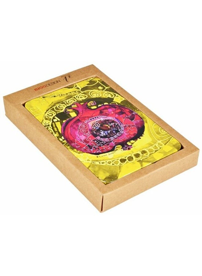 دفتر ملاحظات بغلاف معدني متعدد الألوان - Image 1