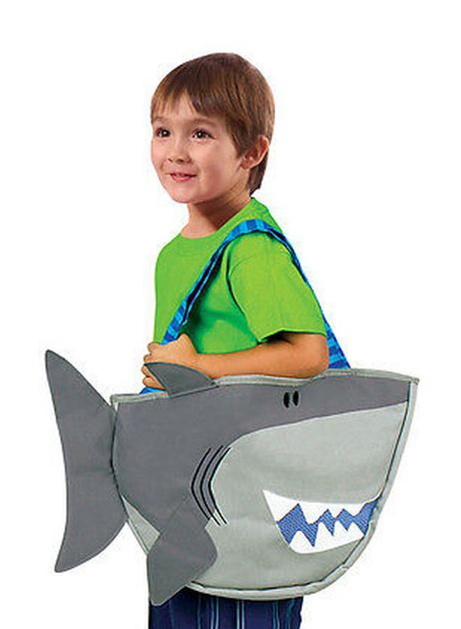 Stephen Joseph 7-Piece Shark Beach Sand Play With Tote Bag Set 15x2x13inch  - Image 3