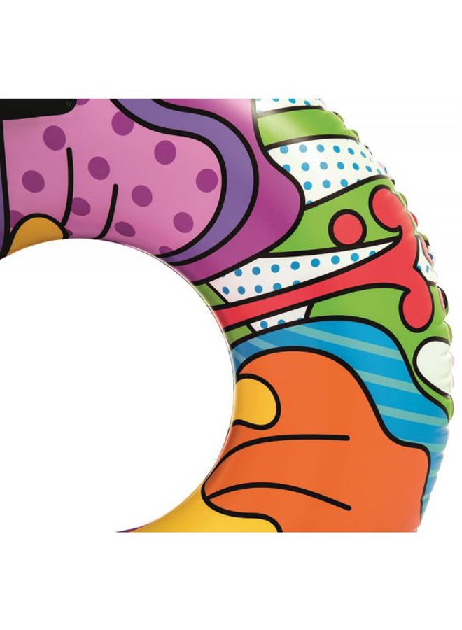 Bestway Art Printed Inflatable Swimming Ring 36125 119cm - Image 5