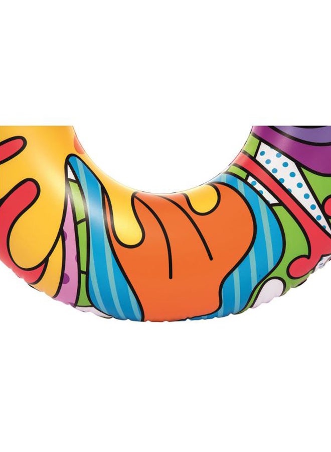 Bestway Art Printed Inflatable Swimming Ring 36125 119cm - Image 4
