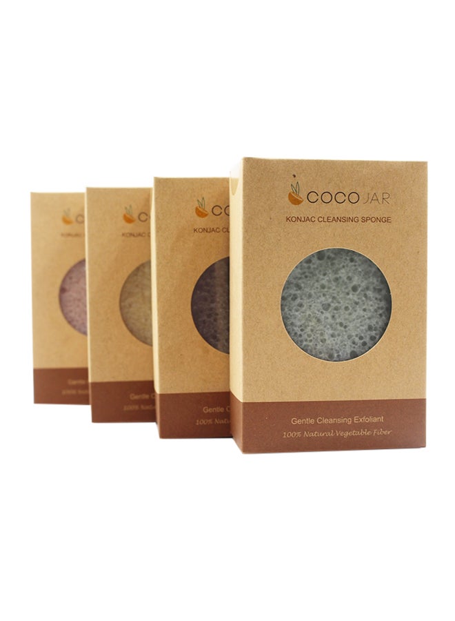 Coco Jar Konjac Cleansing Sponge Black - Image 3