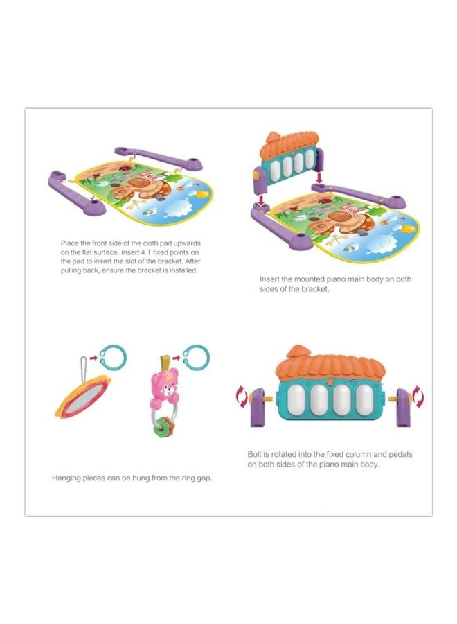 Cool Baby Piano Play Mat With Melodies Rattle Toy 46x33x8.5cm - Image 2