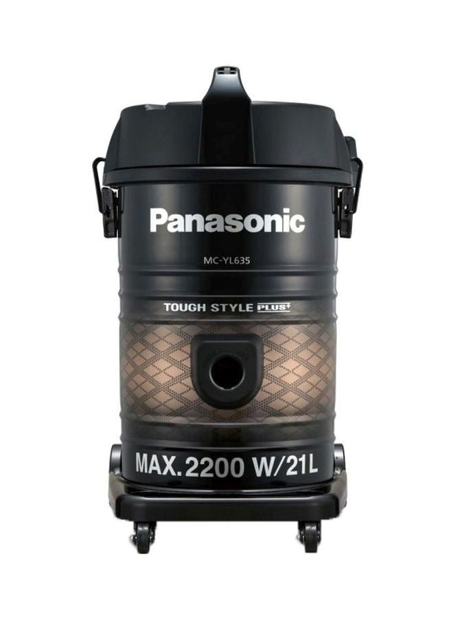 Panasonic Electric Vacuum Cleaner 2200W 21 L 2200 W MC-YL635T747 Black  - Image 1