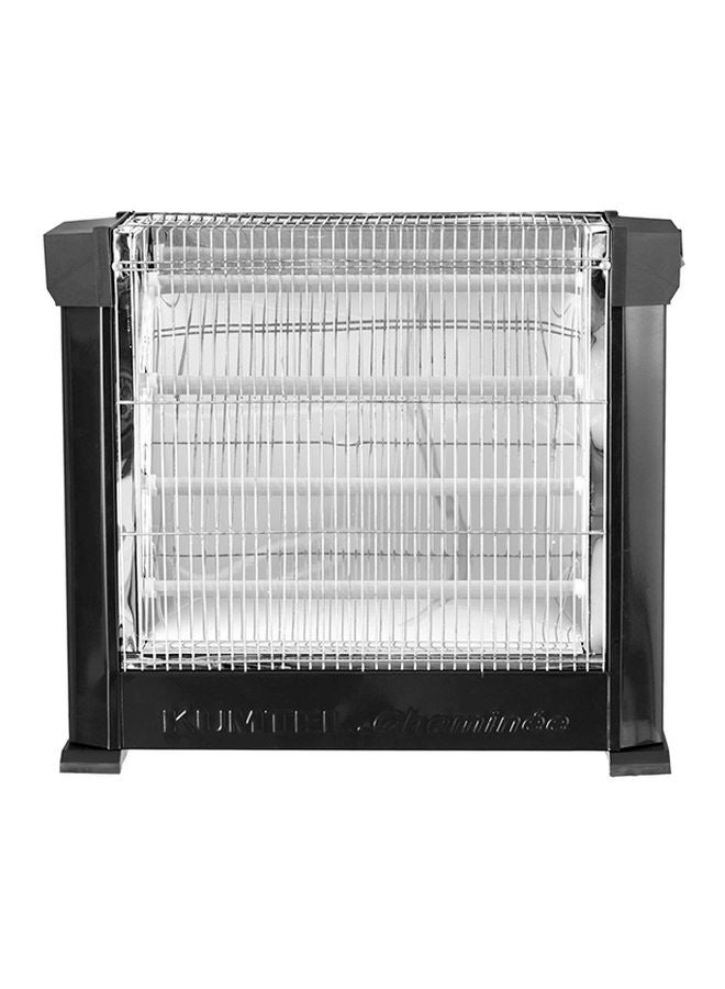 Kumtel 4-Fins Quartz Electric Room Heater 2200W 2200.0 W KS2760 Siver/Black  - Image 1