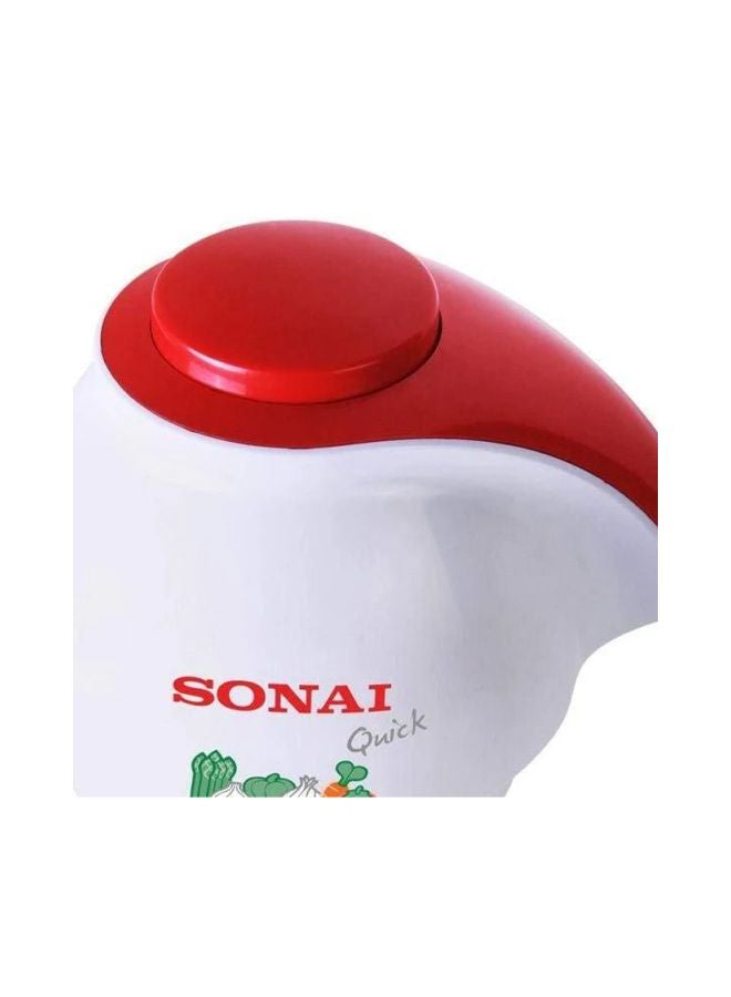 Sonai Quick Chopper, 350ml, 120 watts, 1 blade, featuring a pulse button and turbo speed, Red-MAR-500 1 L 120 W MAR-500 multicolour - v1597396735/N39757258A_3