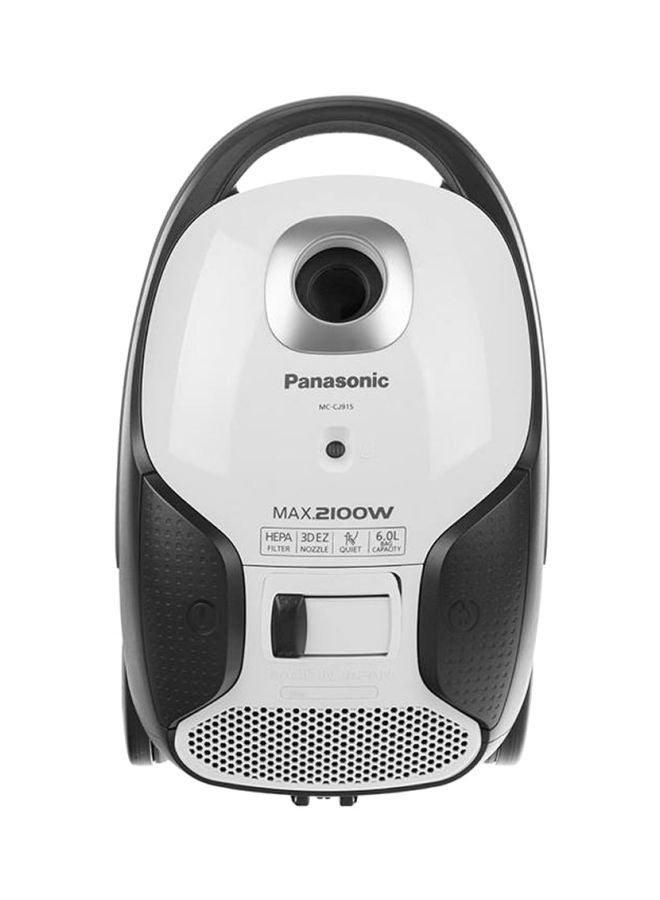 Panasonic Electric Canister Vacuum Cleaner 2100 W 2100 W MC-CJ915 White/Black - Image 3