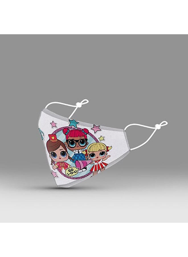 DINA ZAKI Printed Cotton Mask - Image 3