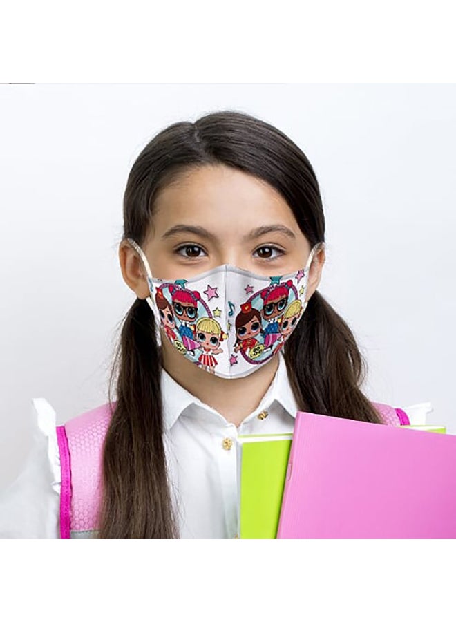 DINA ZAKI Printed Cotton Mask - Image 4