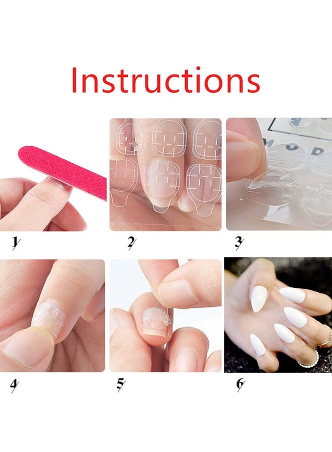 Generic 20 Piece Salon Art False Nails Black/Gold/White - Image 3