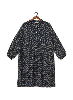 NAME IT Classic Style Floral Pleated Dress Multicolour  - Image 1