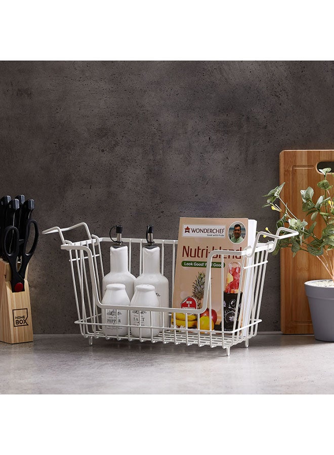 هوم بوكس سلة مايسان قابلة للتكديس أبيض 32Ø³Ù†ØªÙŠÙ…ØªØ± - Image 1