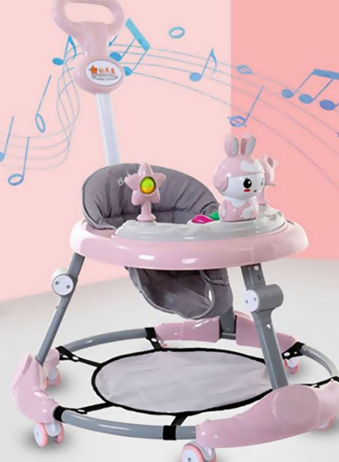 Cool Baby Multifunctional Anti-Rollover Walker With Push Handle Bar For 18-24 Months Baby - Image 3