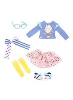 6-Piece Spun Sugar Fun Deluxe Cotton Candy Doll Outfit Set GG50030Z