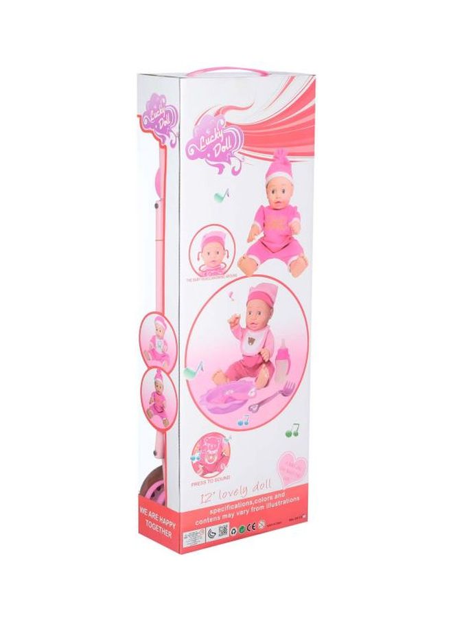 Lucky Baby Doll With Stroller And Accessories Set  - Image 2