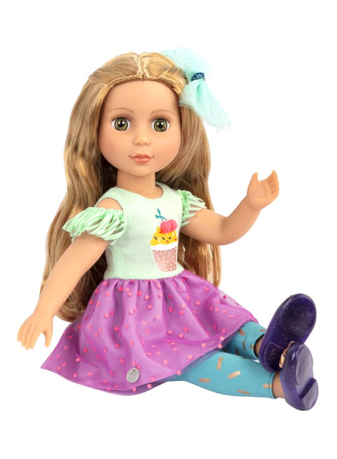 جليتر جيرل دمية ساشكا بملابس عصرية 14بوصة - Image 2