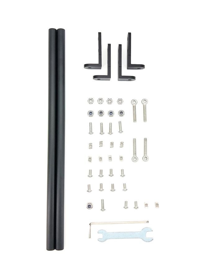 ماركة غير محددة - مجموعة قضيب سحب داعم لطابعة إندر-3/إندر-3S/إندر-3 برو ثلاثية الأبعاد مكون من 40 قطعة أسود/ فضي/ خشبي - Image 1