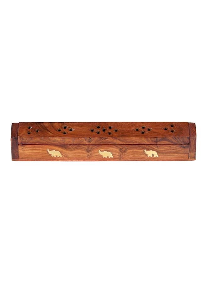 Wooden Incense Censer Brown 25cm - v1597408951/N39755980A_1