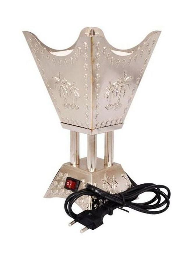 Electric Incense Oud Burner Silver/Black 10.4x10.4x18.5cm - Image 2