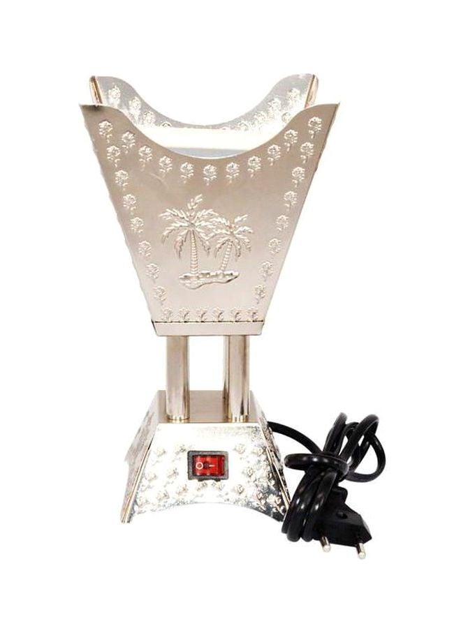 Electric Incense Oud Burner Silver/Black 10.4x10.4x18.5cm - Image 1