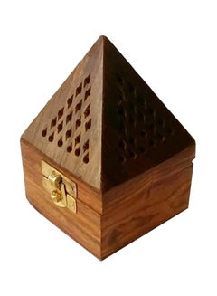 Pyramid Incense Burner Brown 7.5x7.5x12cm - v1597408960/N39756057A_1