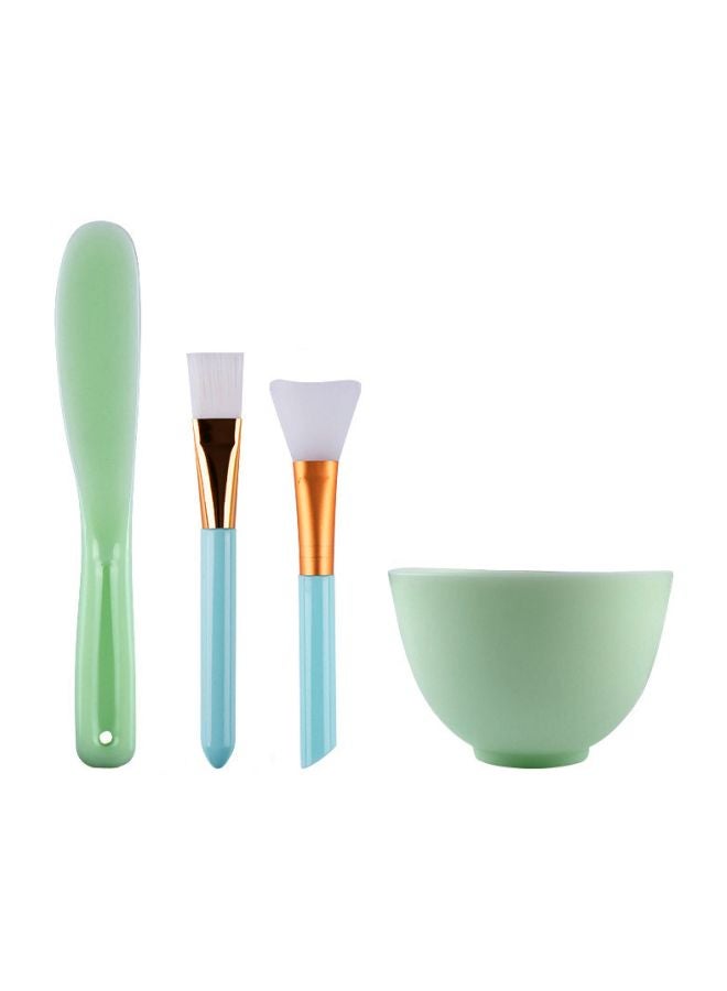 BE 4-In-1 Facemask Mixing Tool Kit Green/Blue/White - Image 1