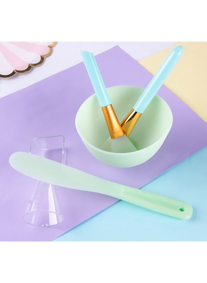 BE 4-In-1 Facemask Mixing Tool Kit Green/Blue/White - Image 4