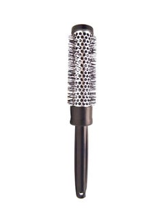 Black Roller Hair Brush Black/Silver 