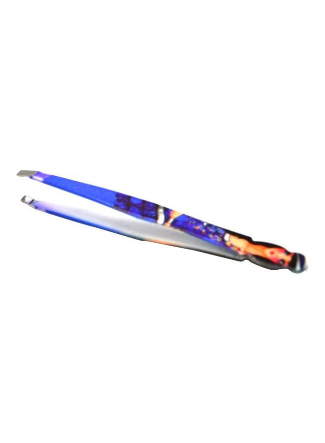 Printed Eye Brow Tweezer Blue/Silver/Red - v1597411283/N39754988A_1