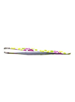 Black Printed Eye Brow Tweezer White/Green/Pink 