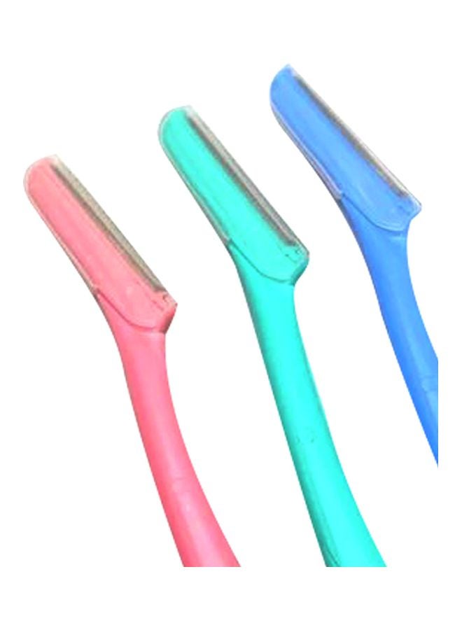 3-Piece Eye Brow Shaver Set Blue/Green/Pink - v1597411290/N39755022A_2