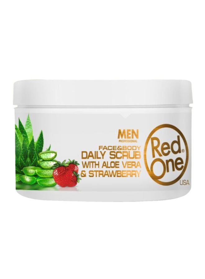 Redone Daily Scrub With Aloevera And Strawberry 450ml - Image 1